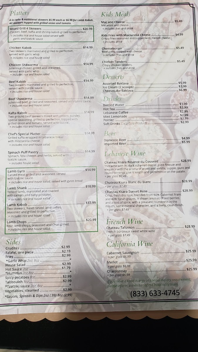 Menu Mediterranean Fresh Grill-6