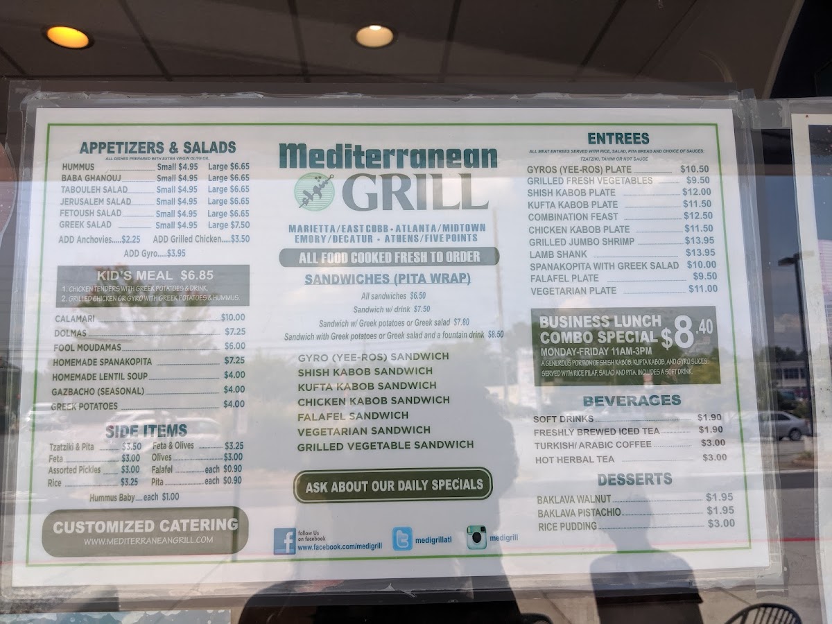 Menu Mediterranean Grill-4