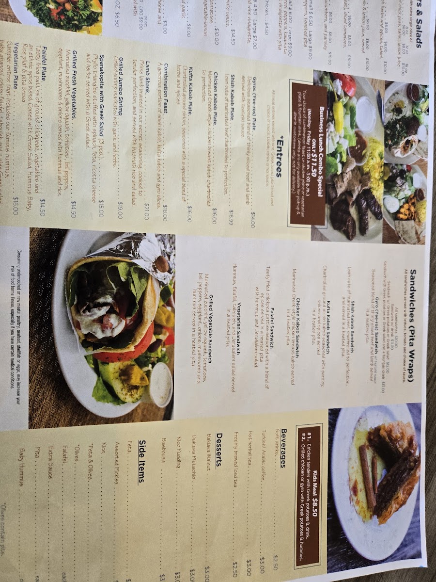 Menu Mediterranean Grill-5