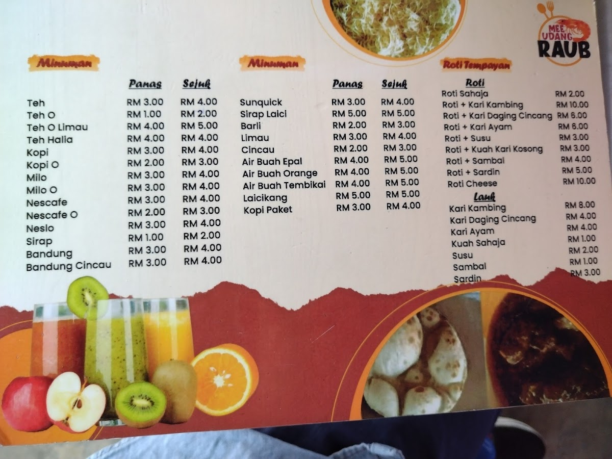 Menu Mee Udang Raub-1