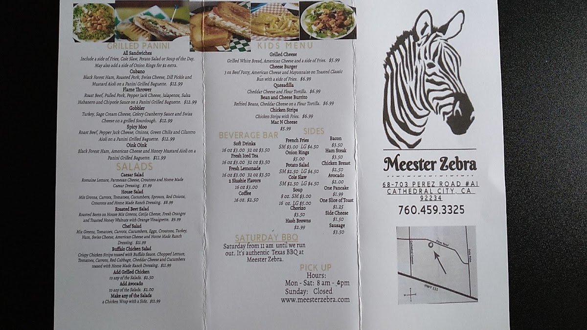 Menu Meester Zebra-2