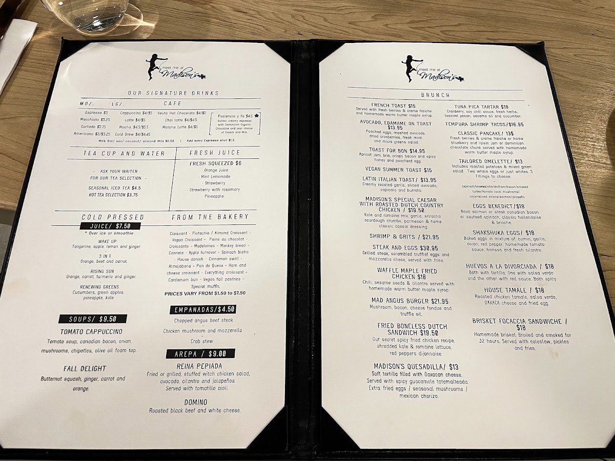 Menu Meet Me At Madison's-3