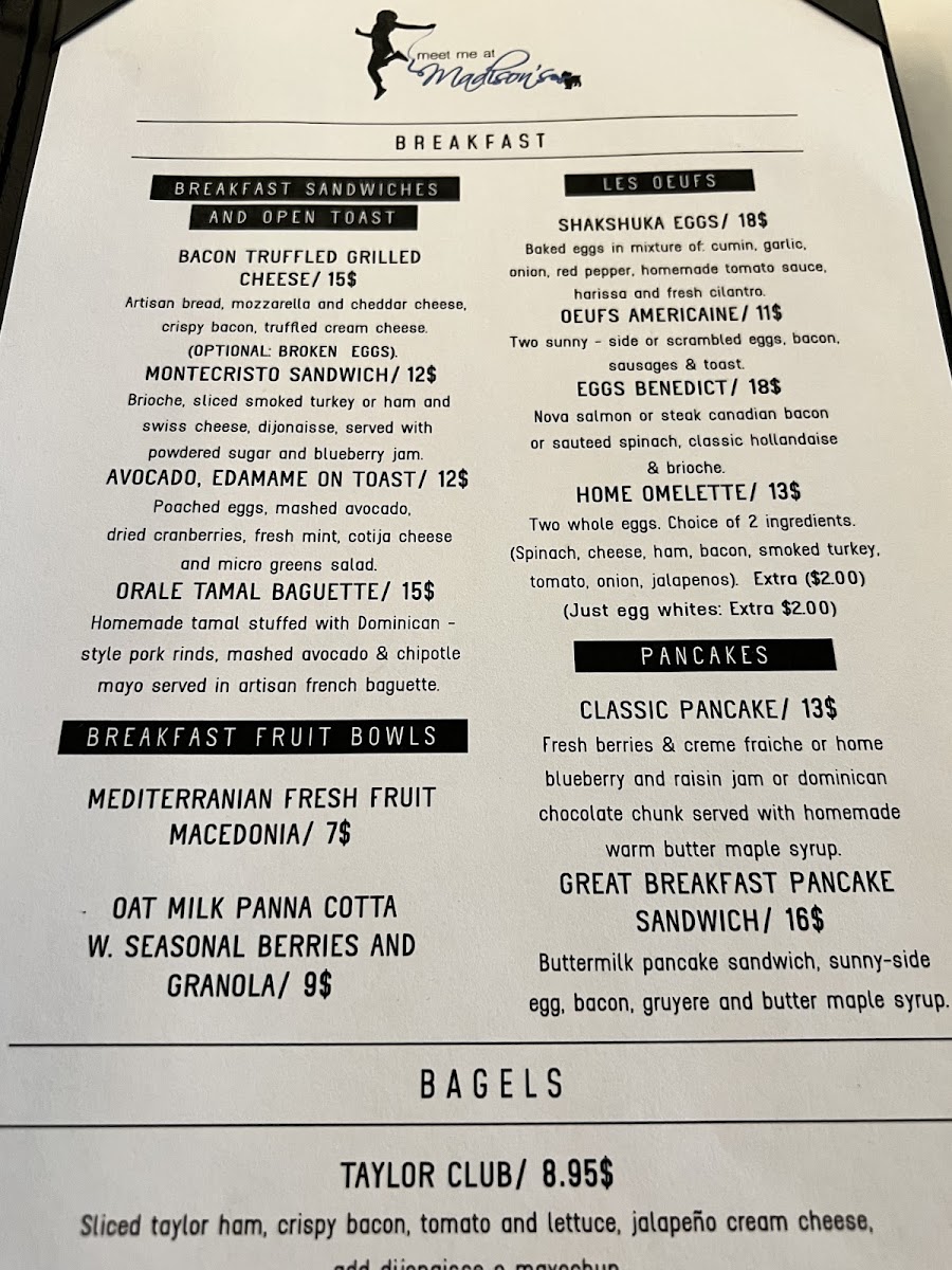Menu Meet Me At Madison's-9