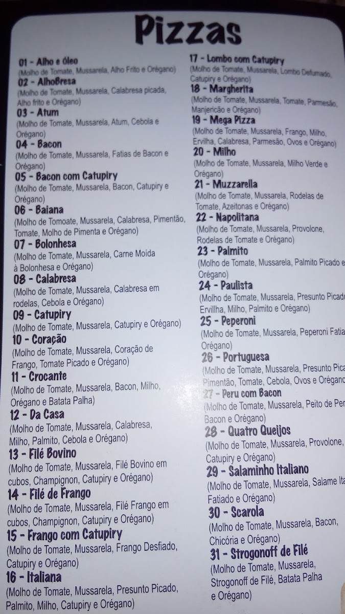 Menu Mega Pizza República Argentina-3