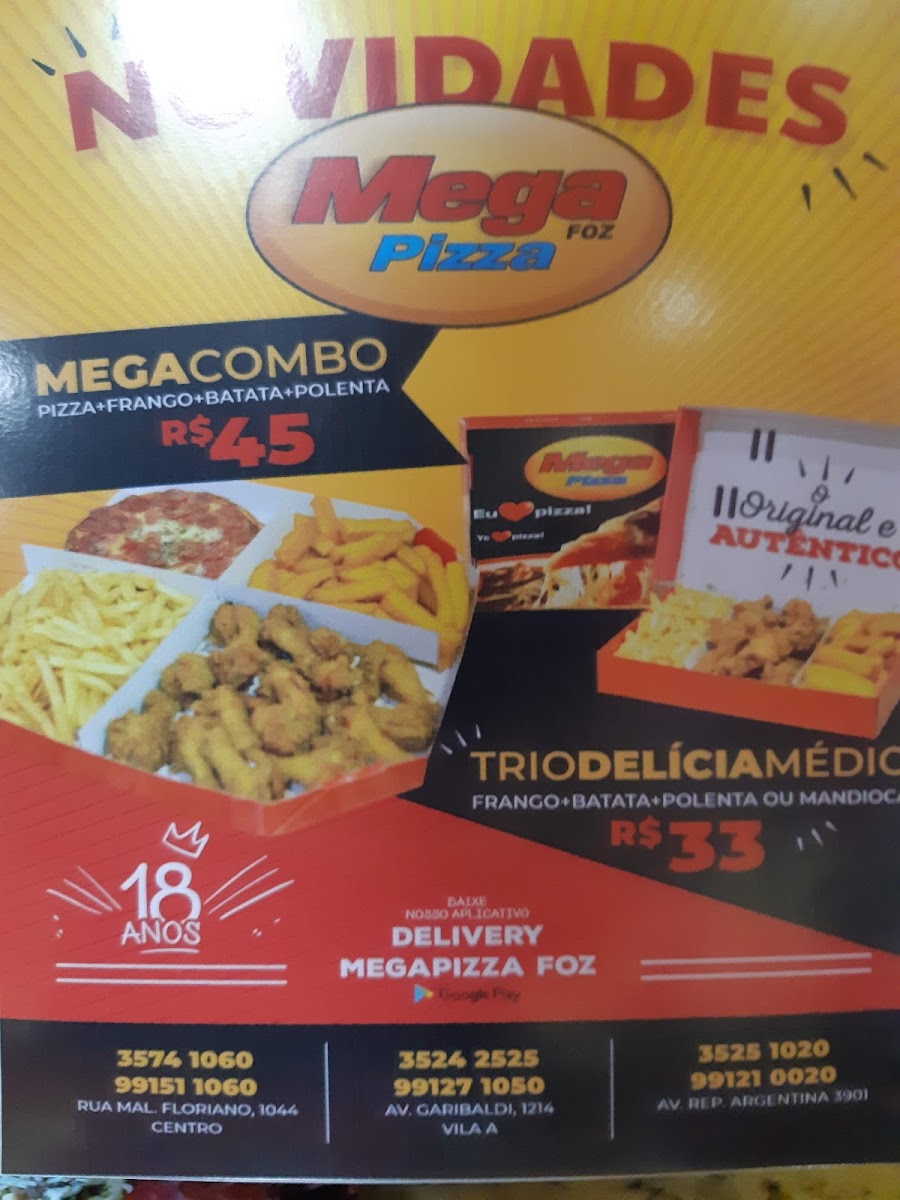 Menu Mega Pizza República Argentina-5