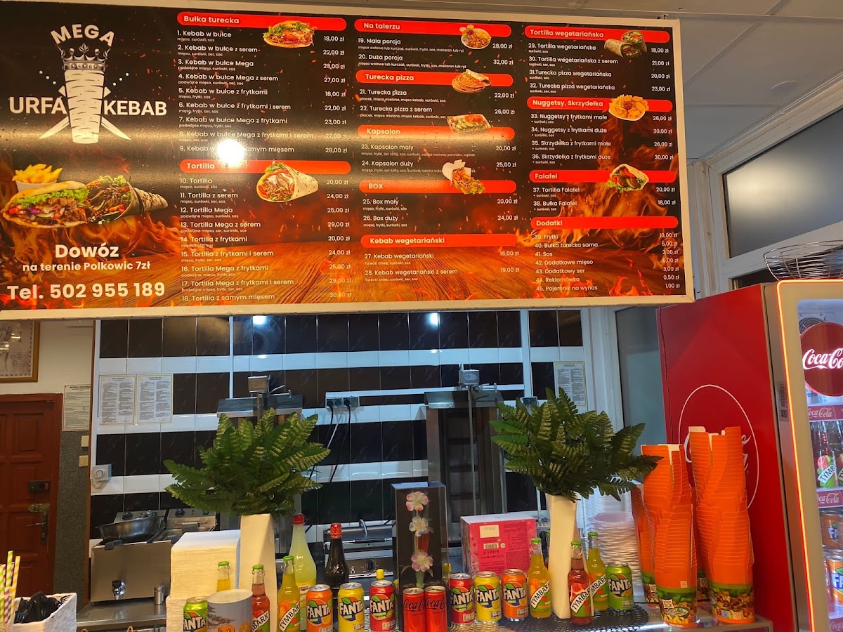 Menu Mega Urfa Kebab Polkowice-3