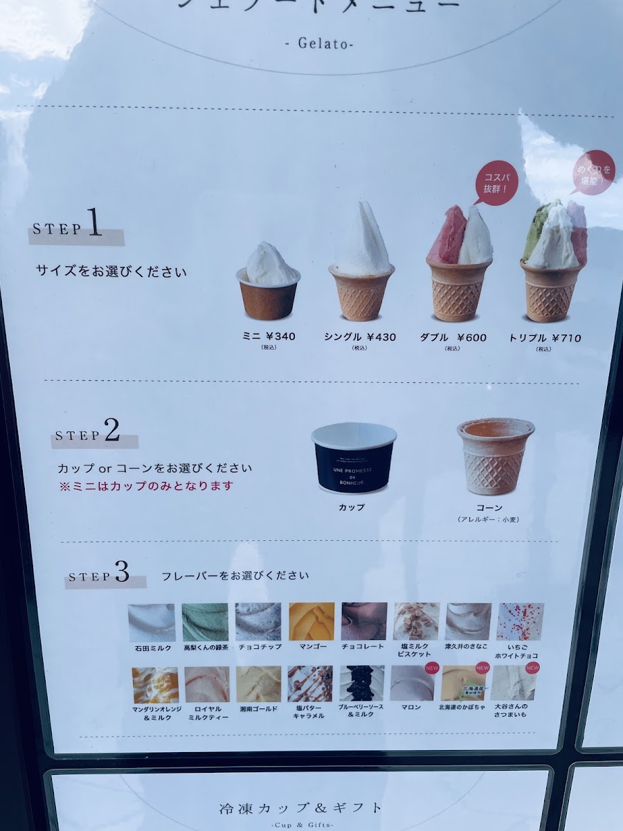Menu Meguri Ishida Farm Gelato-5