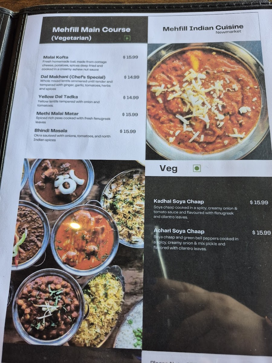Menu Mehfill Indian Cuisine- (Newmarket)-2