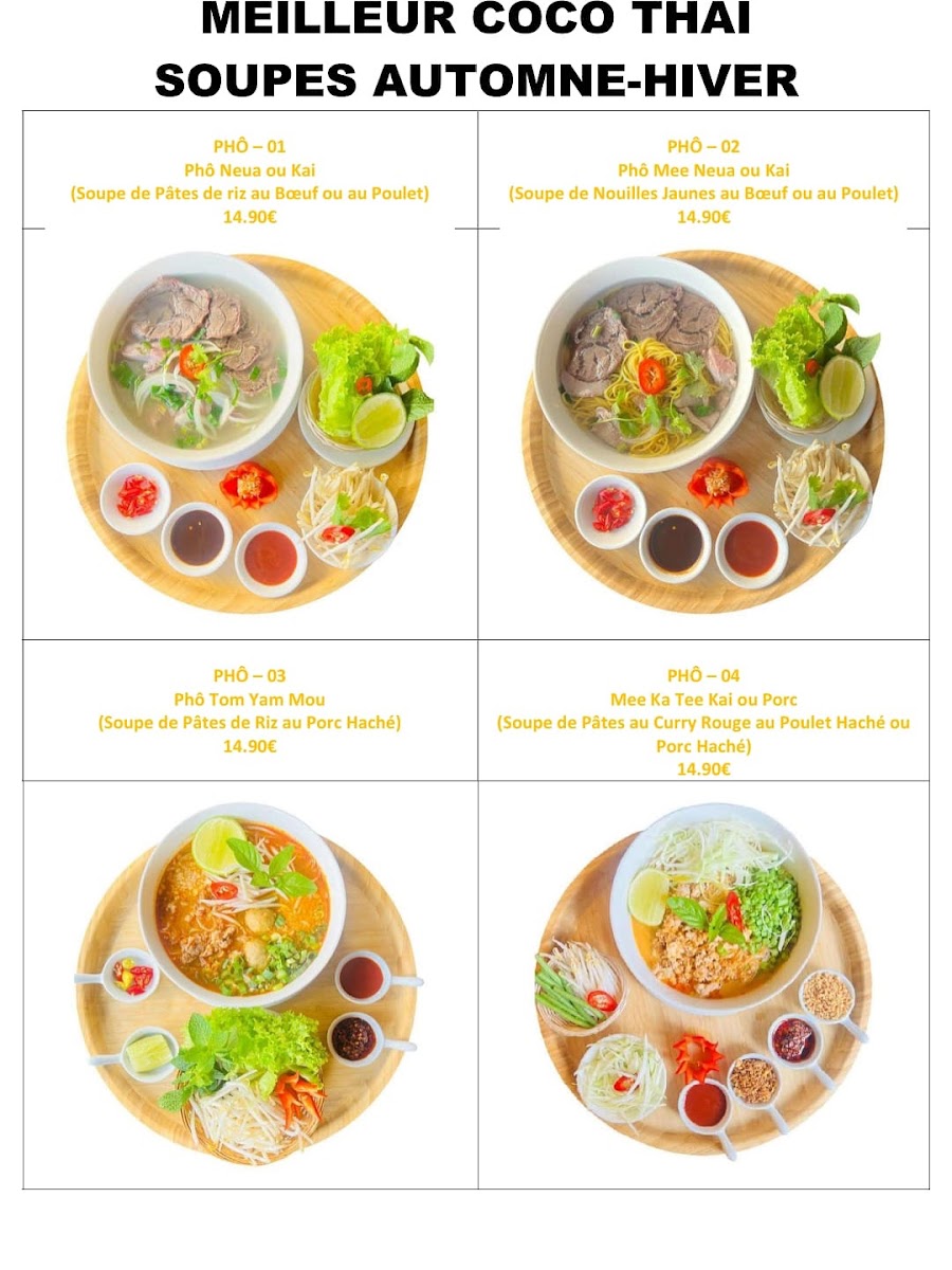 Menu Meilleur Coco Thaï-1