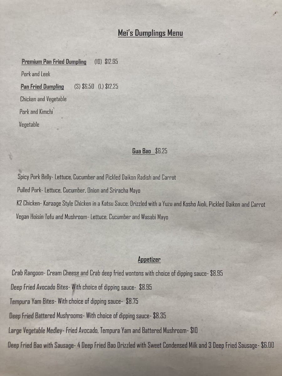 Menu Mei's Dumplings-1