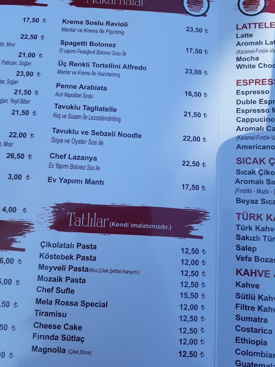 Menu Mela Rossa Restaurant-3