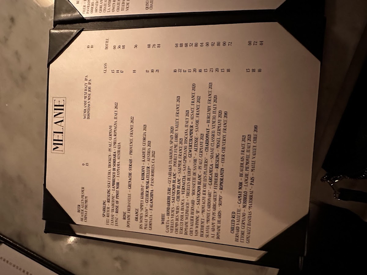 Menu Melanie Restaurant-4