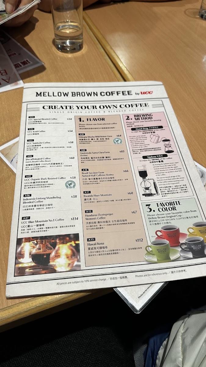 Menu Mellow Brown Coffee By Ucc (Sogo Causeway Bay)-4
