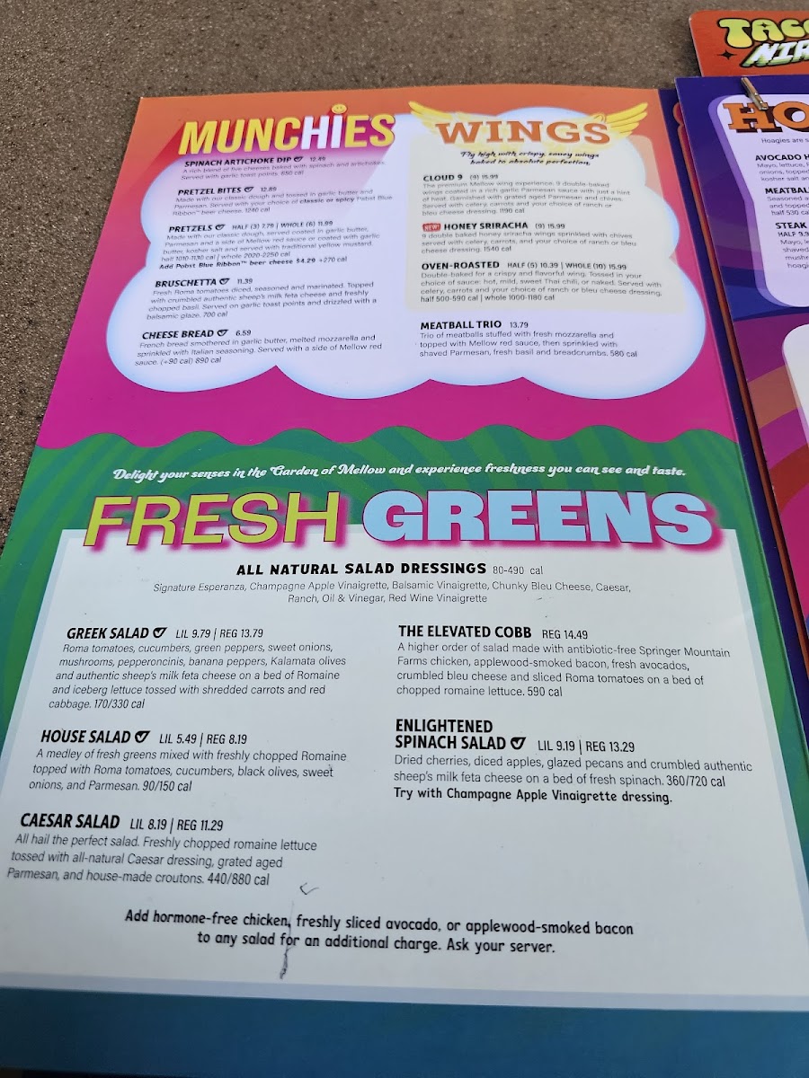 Menu Mellow Mushroom High Street (Formerly City North)-5