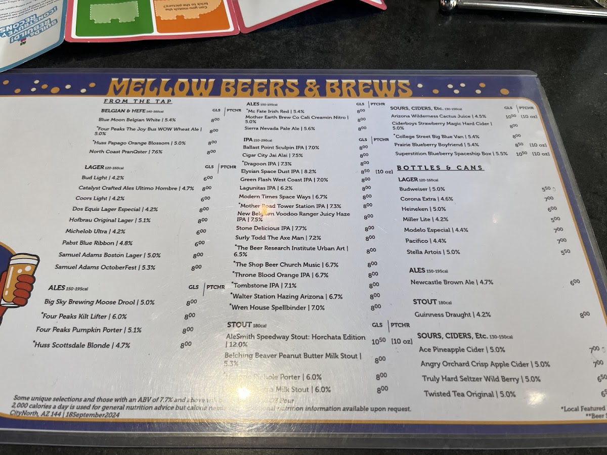 Menu Mellow Mushroom High Street (Formerly City North)-8