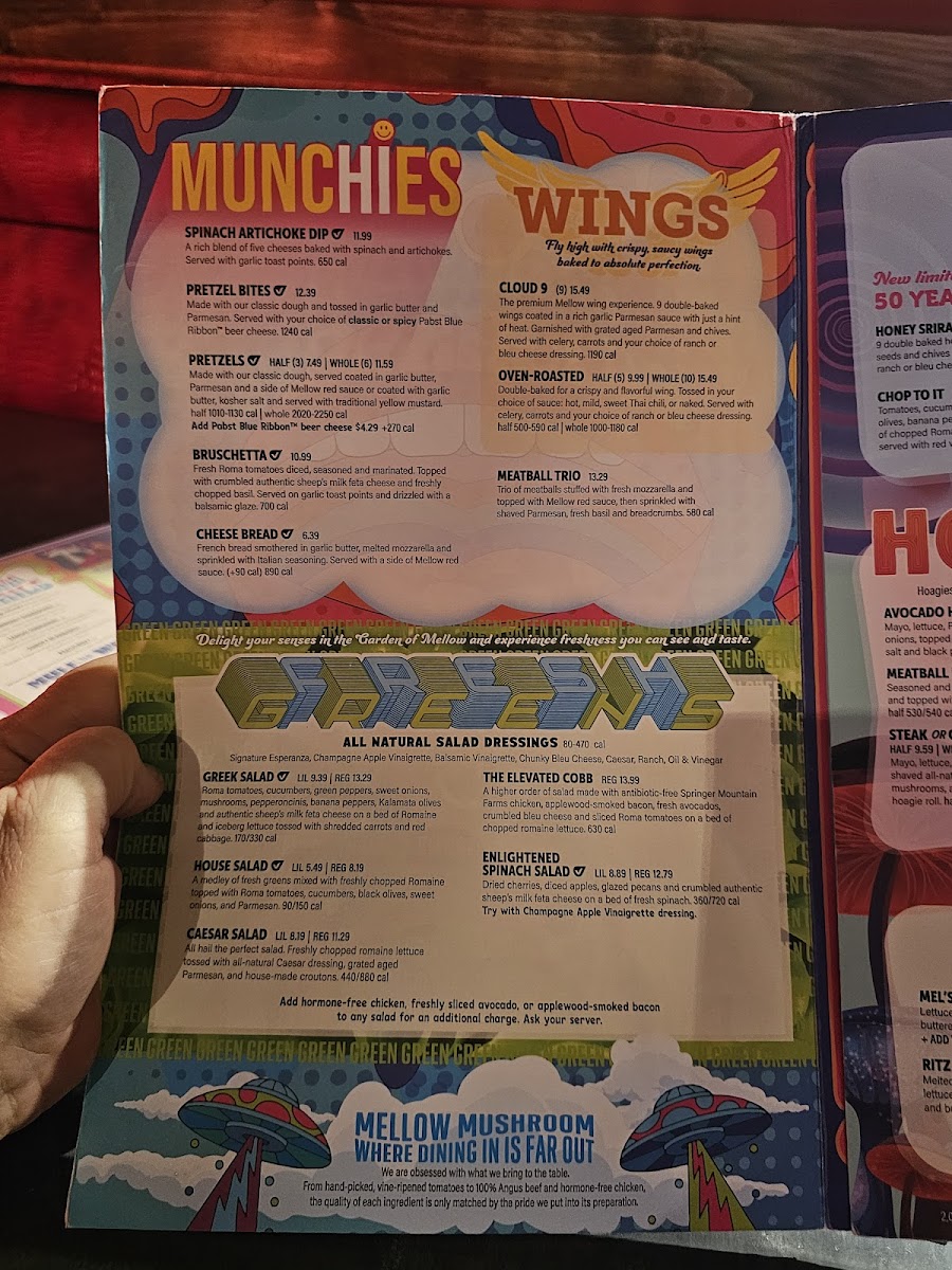 Menu Mellow Mushroom High Street (Formerly City North)-9