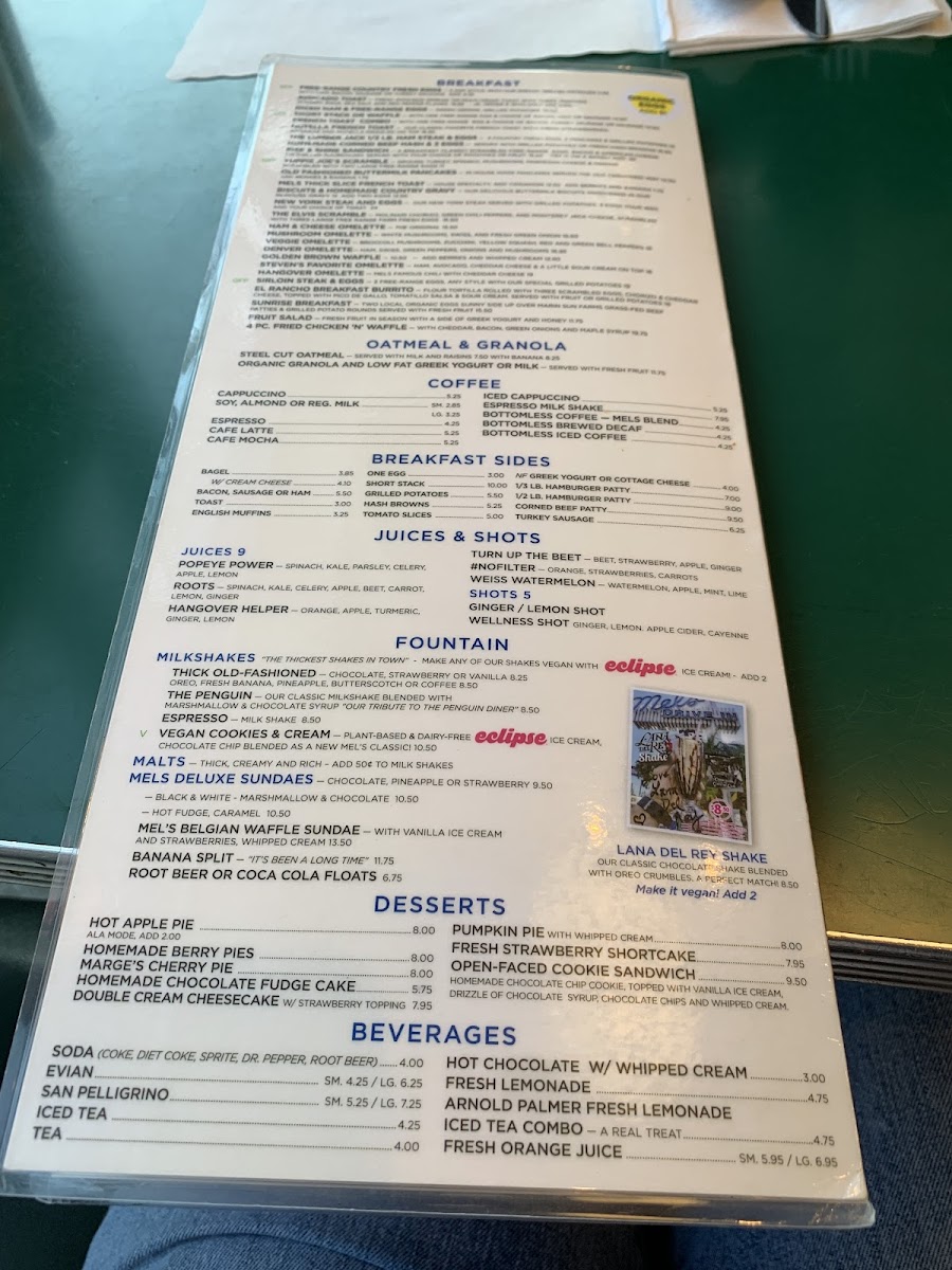 Menu Mel's Drive-In-7