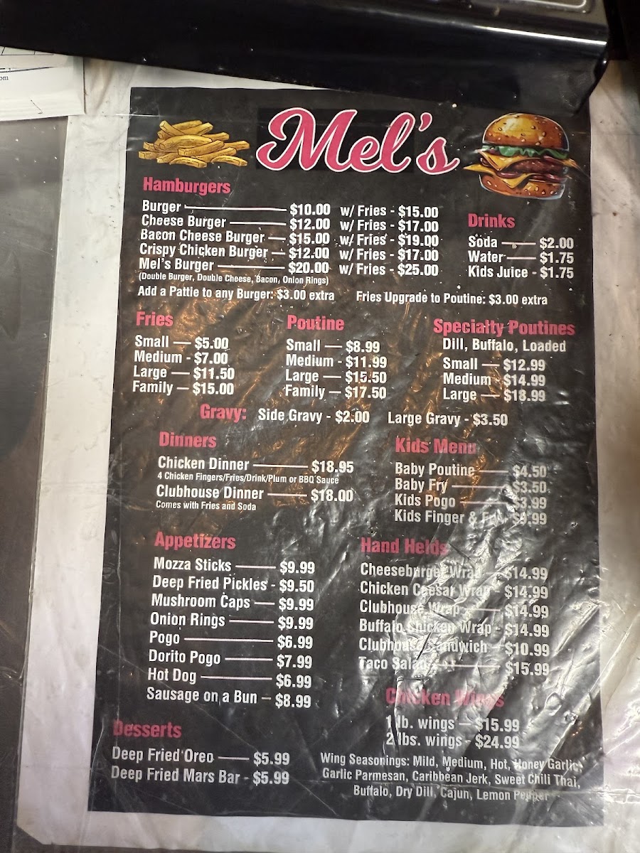 Menu Mel’S Food Truck-2
