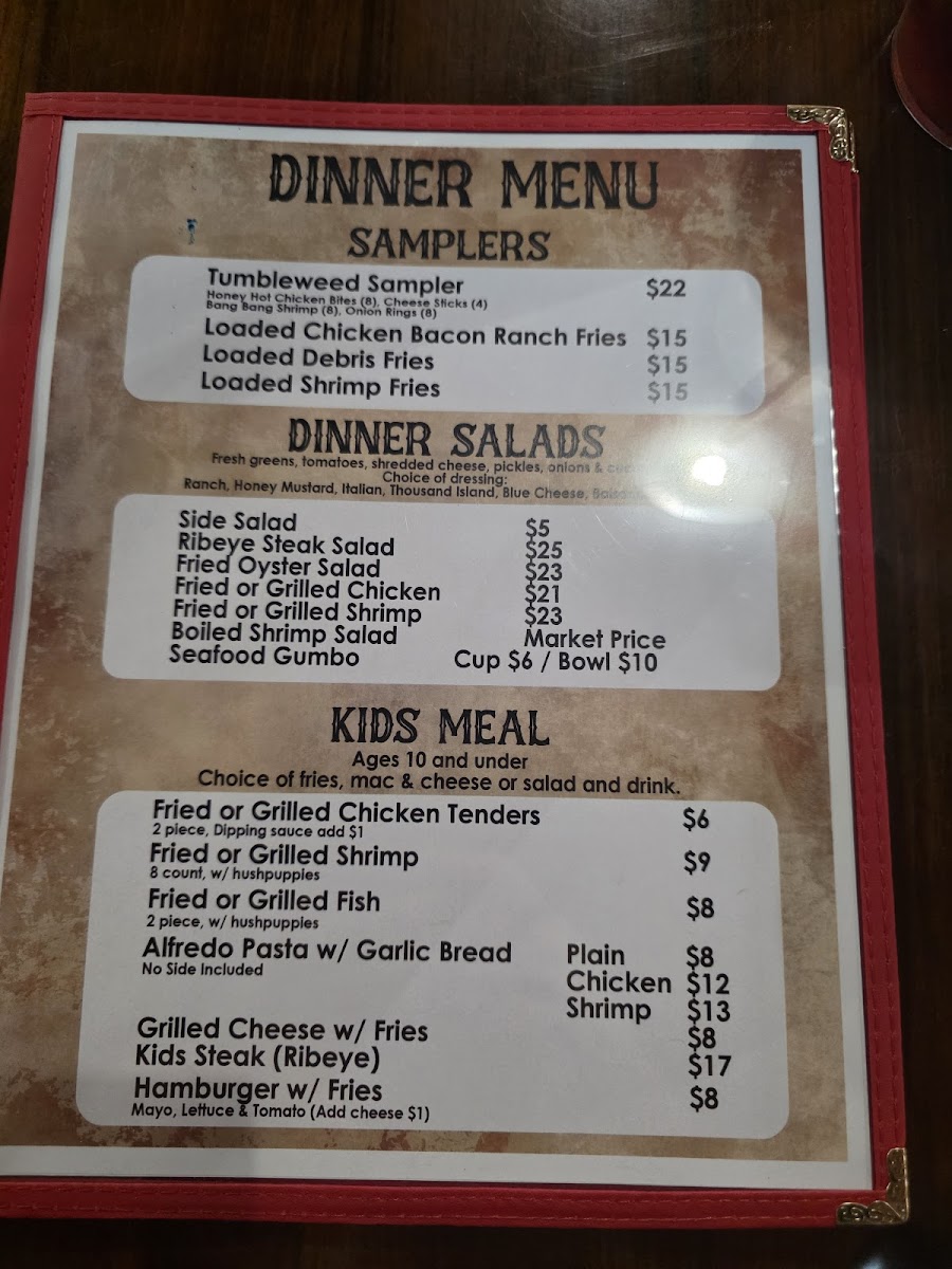 Menu Meme’S Family Restaurant & Bar-10