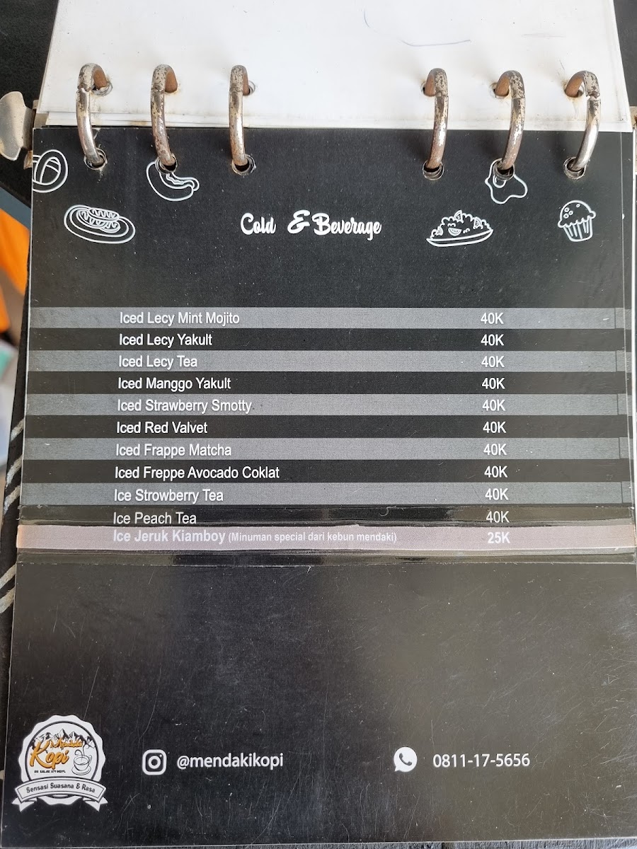 Menu Mendaki Kopi Cafe-10