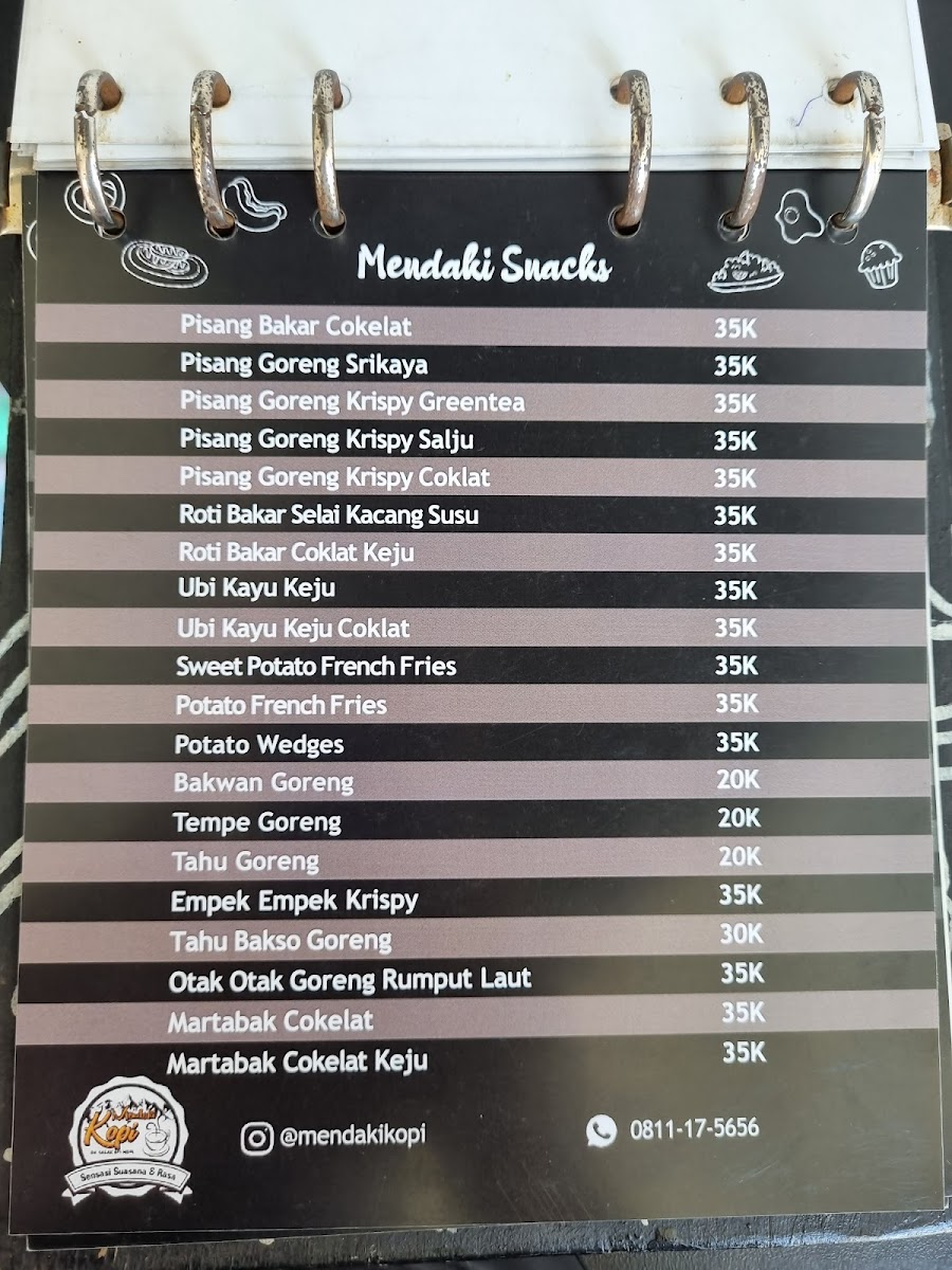 Menu Mendaki Kopi Cafe-2