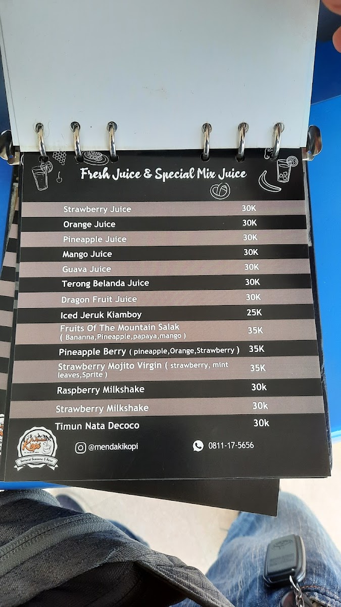 Menu Mendaki Kopi Cafe-7