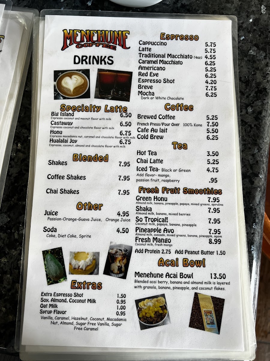 Menu Menehune Coffee Company-10