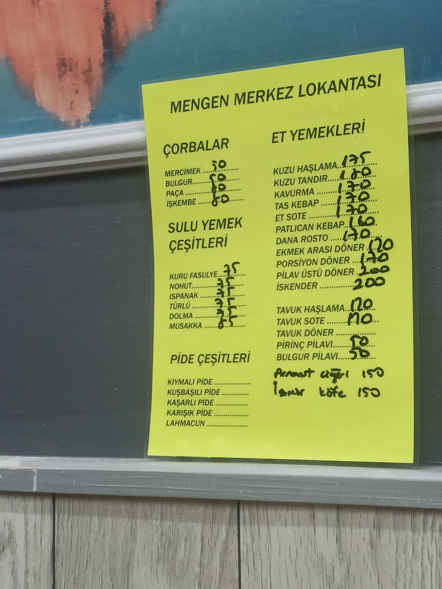 Menu Mengen Merkez Lokantası-2
