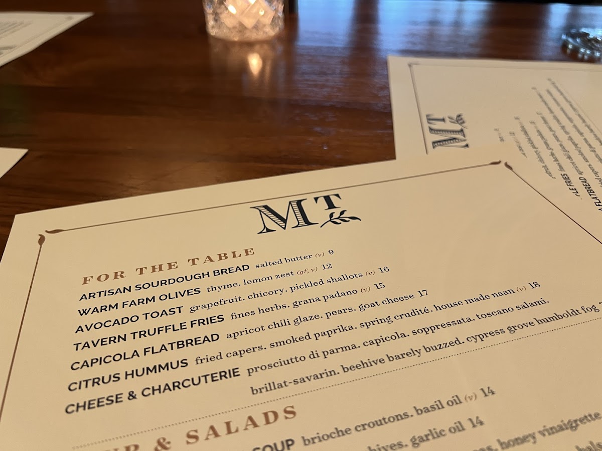 Menu Menlo Tavern-5