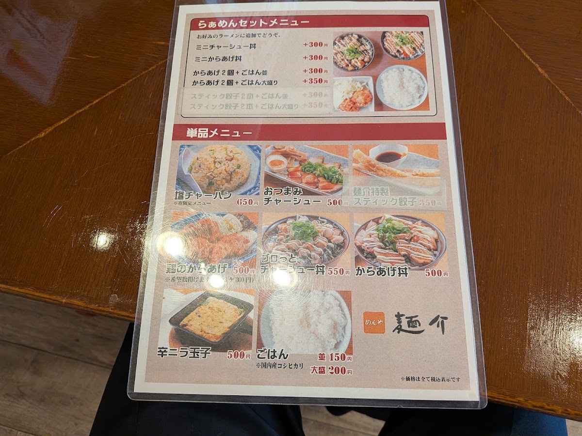 Menu Mensuke-7