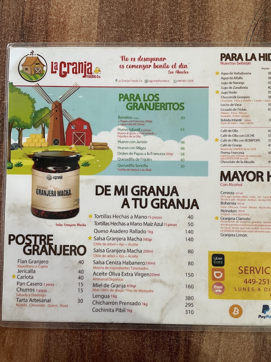 Menu Menudo La Granja | Desayunos Mexicanos-3
