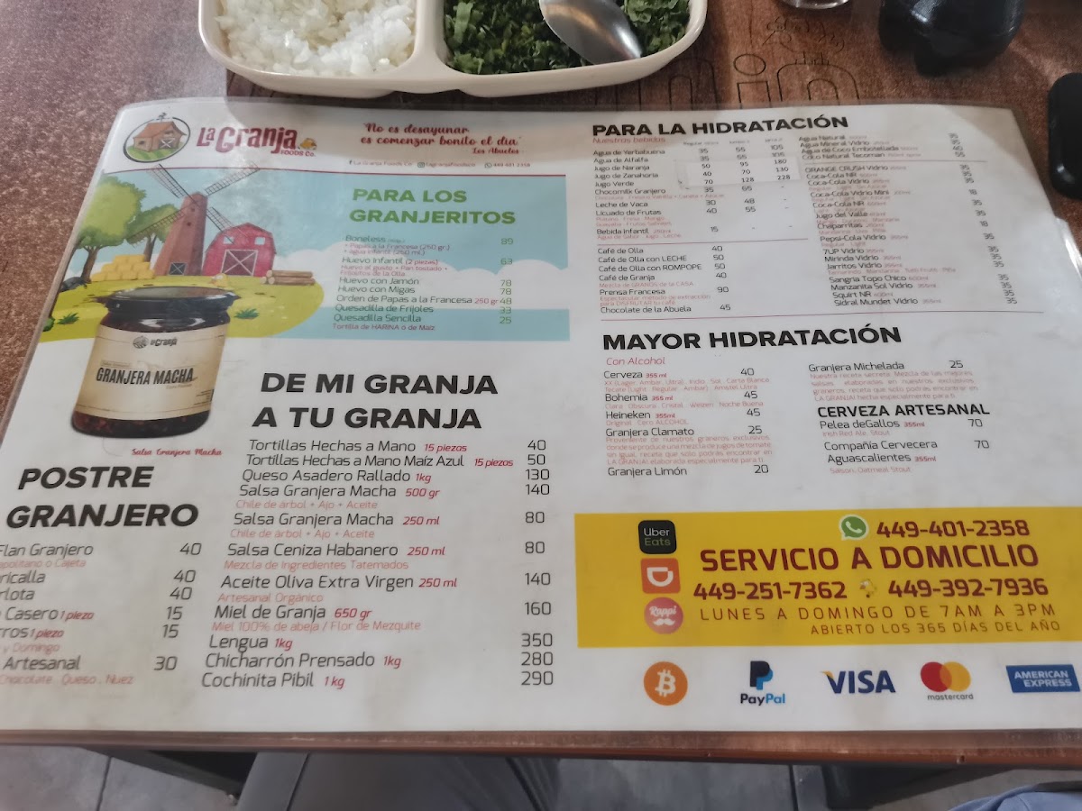 Menu Menudo La Granja | Desayunos Mexicanos-9