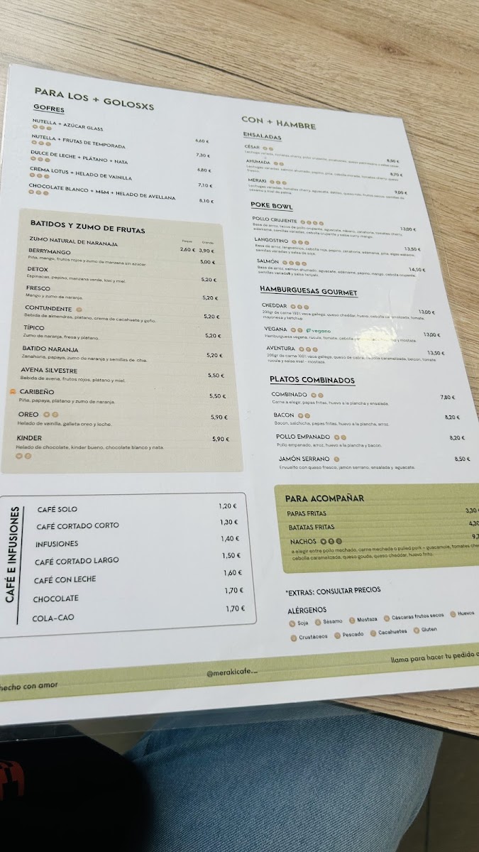 Menu Meraki Café - C.c. Deiland Plaza-2