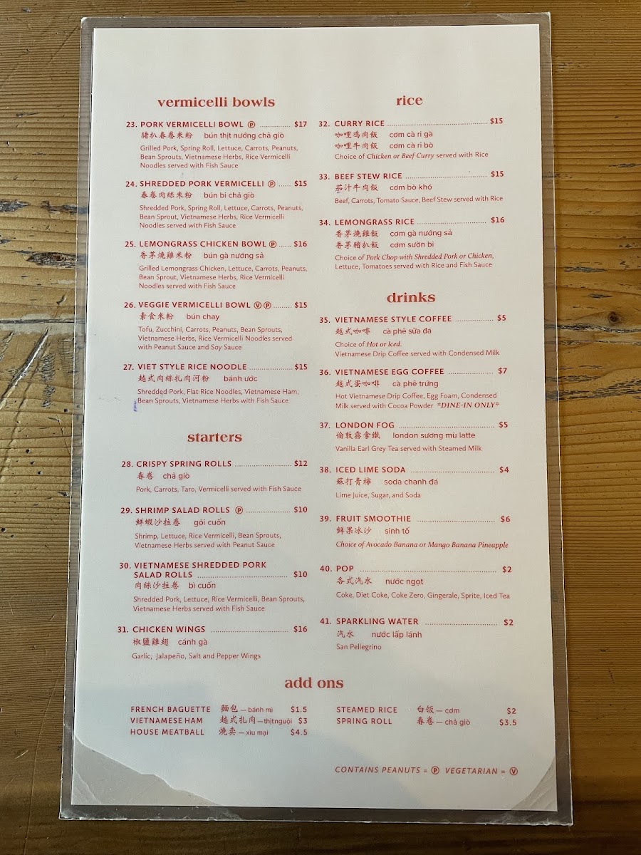 Menu Merci Beaucoup Cafe-10