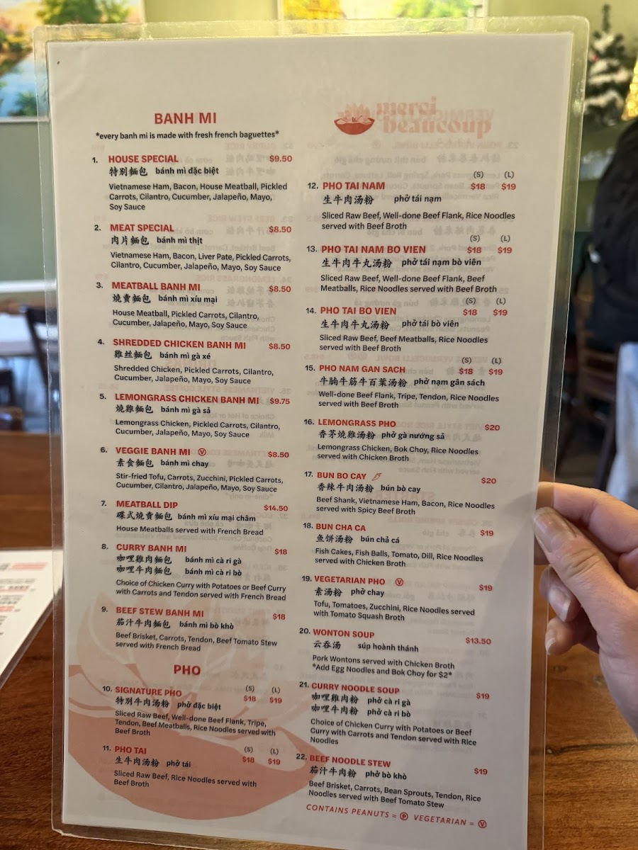 Menu Merci Beaucoup Cafe-4