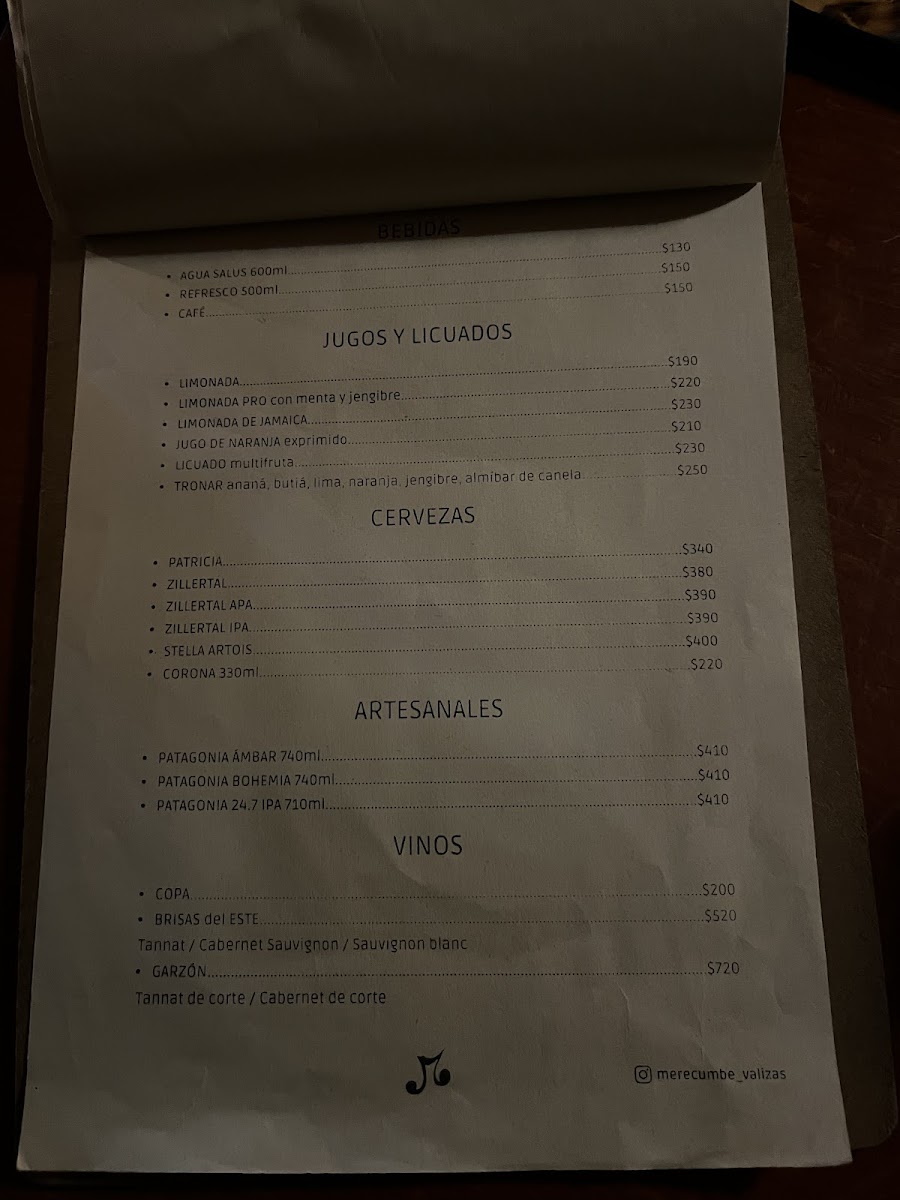 Menu Merecumbé-5