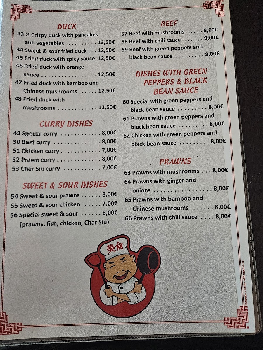 Menu Merlin Hot Buffet1-1