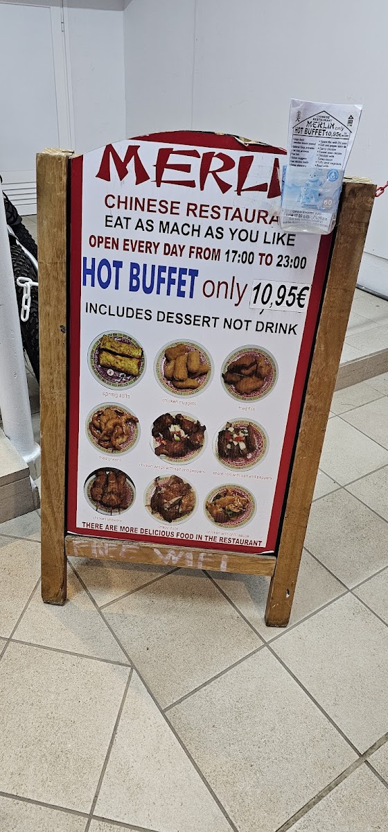 Menu Merlin Hot Buffet1-8