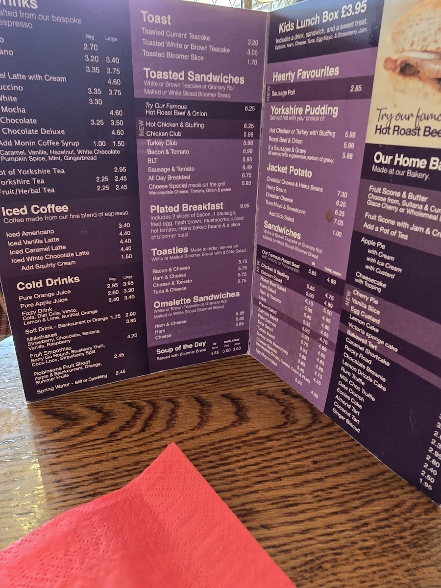 Menu Merrie England - Oakes | Drive In-1
