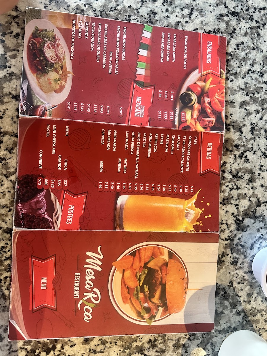 Menu Mesa Rica Restaurante-2