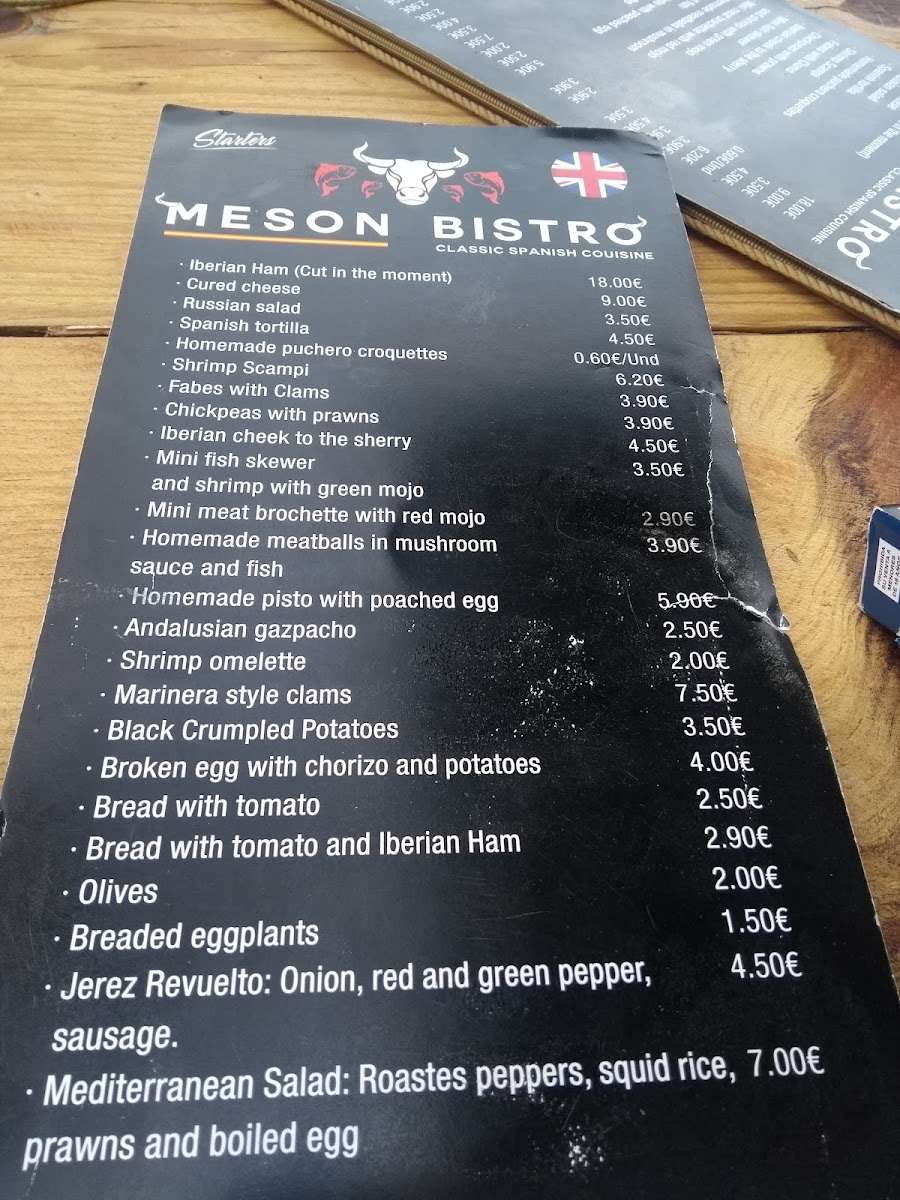 Menu Mesón Bistró-9