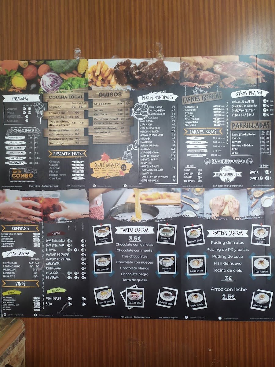 Menu Mesón El Rancho-3