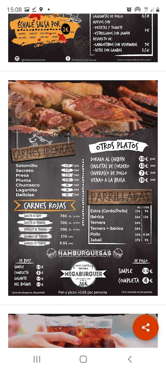 Menu Mesón El Rancho-9
