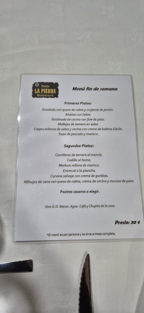 Menu Mesón La Piedra Restaurante-4