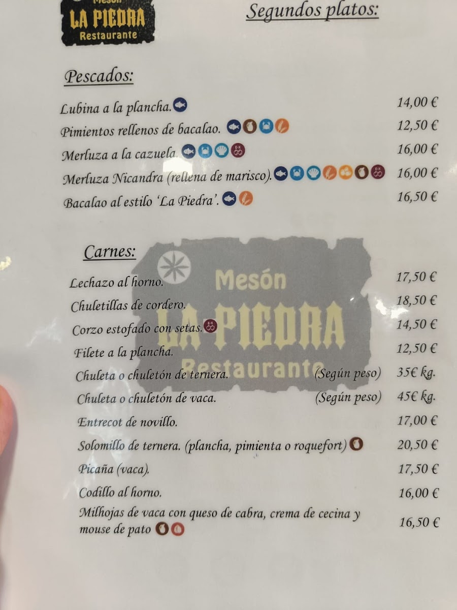 Menu Mesón La Piedra Restaurante-5