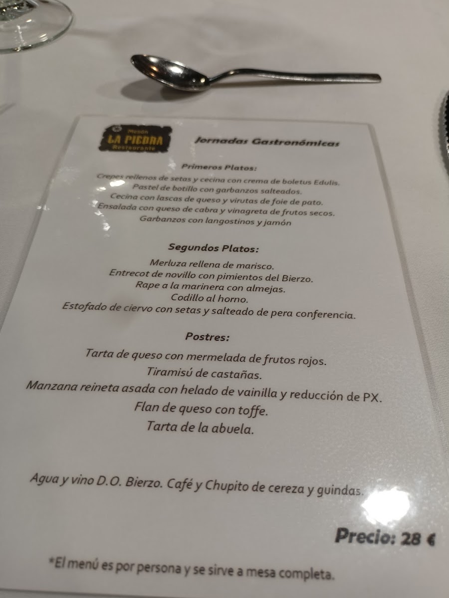 Menu Mesón La Piedra Restaurante-8