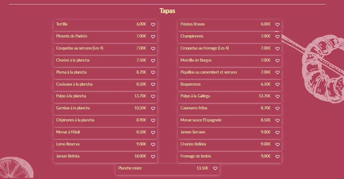 Menu Meson La Venta-1