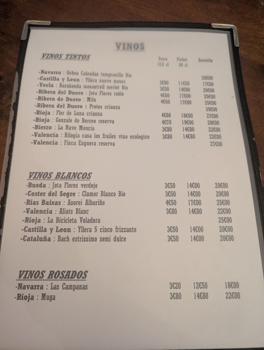 Menu Meson La Venta-6