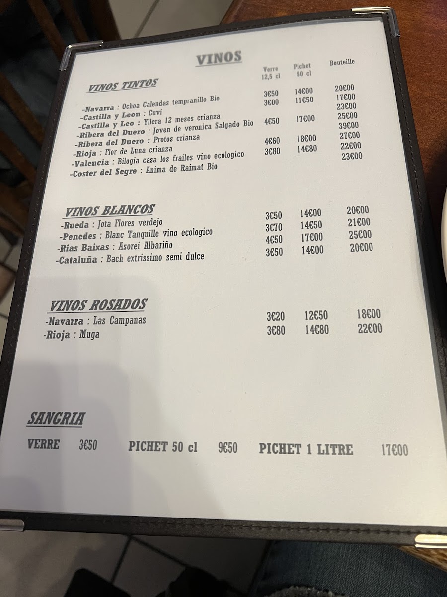 Menu Meson La Venta-7