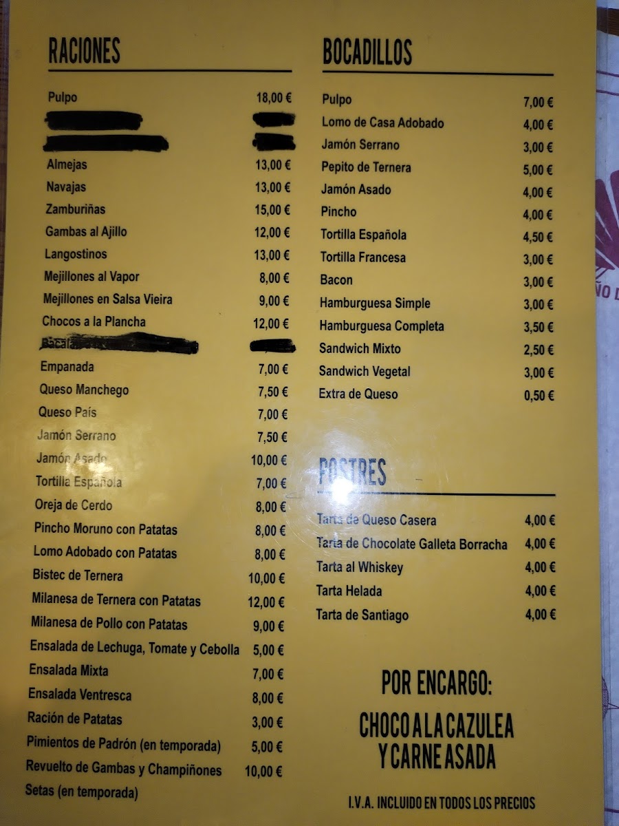 Menu Meson O Facho-2